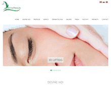 Tablet Screenshot of dermabeauty.md